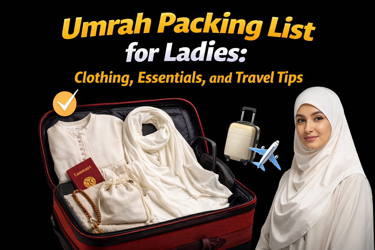 Umrah Packing List for Ladies